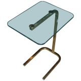 Brass and Glass Drink Table