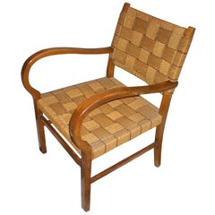 Bentwood and Rush Armchair