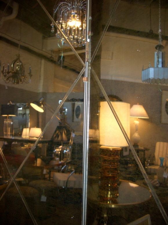 3 Panel Etched Mirror Screen