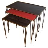 Set of Nesting Tables in the style of Mategot Set of Nesting Tables in the style of Mategot