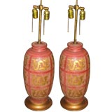 Vintage Pair of Signed Zaccanini Table Lamps