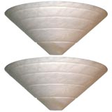 Pair of alabaster wall sconces by Boyd of California