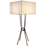 Tall Iron Modernist Table Lamp Tall Iron Modernist Table Lamp