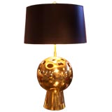 Modernist Brass Table Lamp