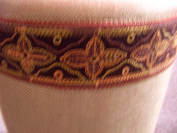 Pair of Original Ottomans by Irwin Feld