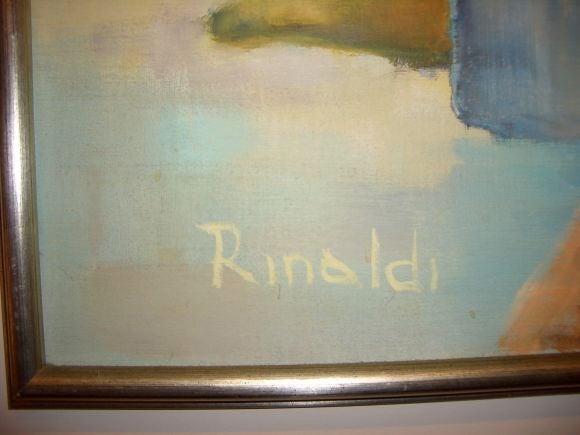 Excellent quality painting signed Rinaldi