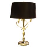 Vintage Brass Candleabra Lamp