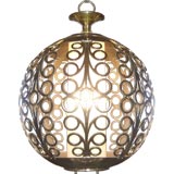 Hanging Brass Globe