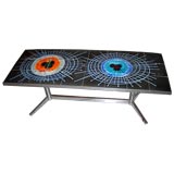 Tiled Coffee Table attributed to Roger Capron