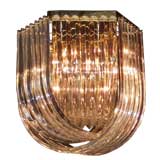 Lucite Swag Chandelier