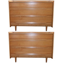 Pair of 3 Drawer Chests by Barney Flagg