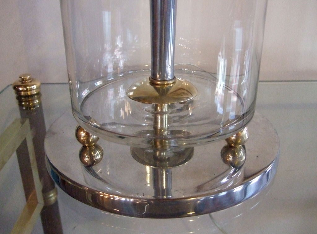 American Glass Sputnik Table Lamp