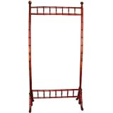 19th Century  7' Carved Bamboo Frame/Screen