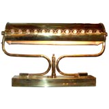 Brass and Crystal Piano Lamp