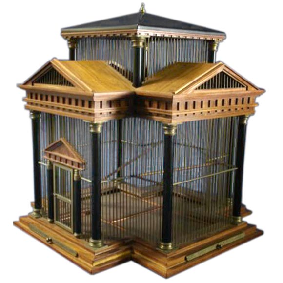 A Large Regency Style Birdcage /Architectural Model.