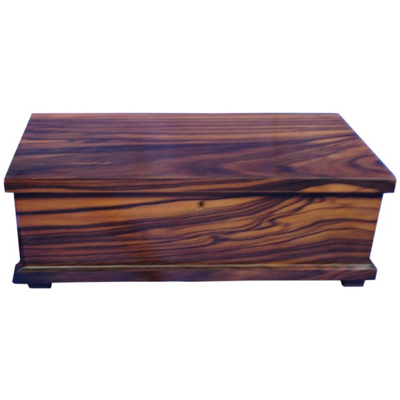 A fine Macassar Ebony Box