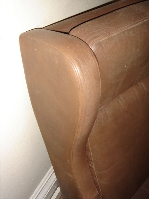 A Børge Mogensen Leather Wingback chair