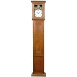 French Walnut Tall-case Key Wind Clock