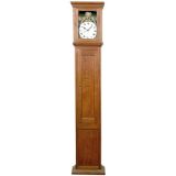 French Walnut Tall-case Key Wind Clock