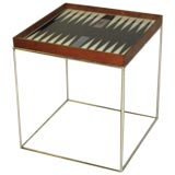Vintage Modern Backgammon Table