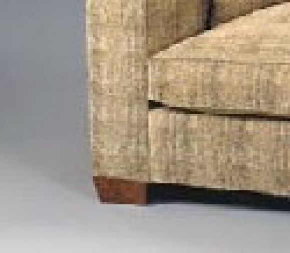 A newly upholstered sofa in the manner of Jean-Michel Frank.