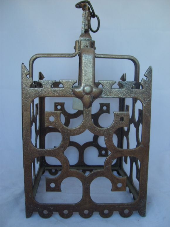 A Fine Aesthetic Iron Hanging Lantern