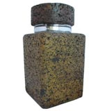 A  Large and Unique Cork Covered Ice Bucket