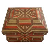 A Jewelry Box wrapped in printed leather by Karl Springer