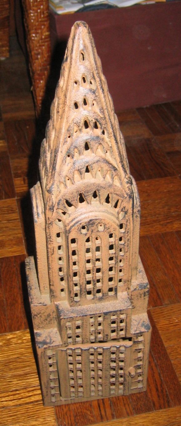 Cast iron chrysler building lantern