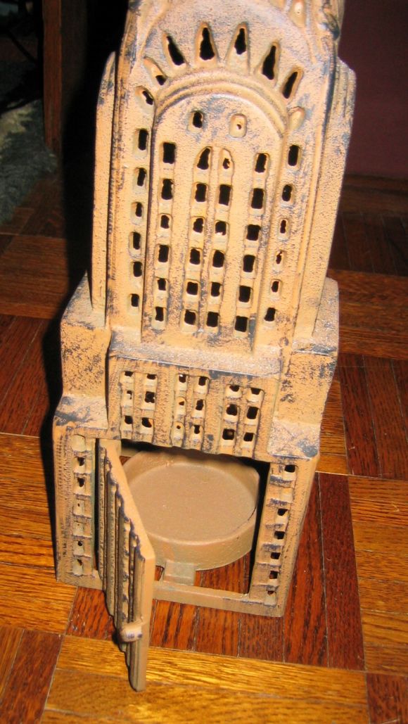 Cast iron chrysler building lantern #3