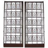 Used A set of two large Art Deco Gates attributted to Poillerat