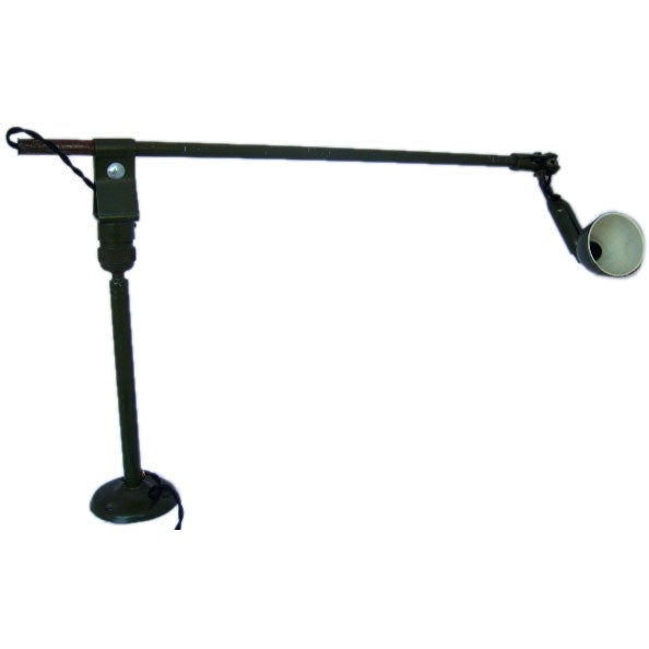 An Industrial Extension Arm light at 1stdibs