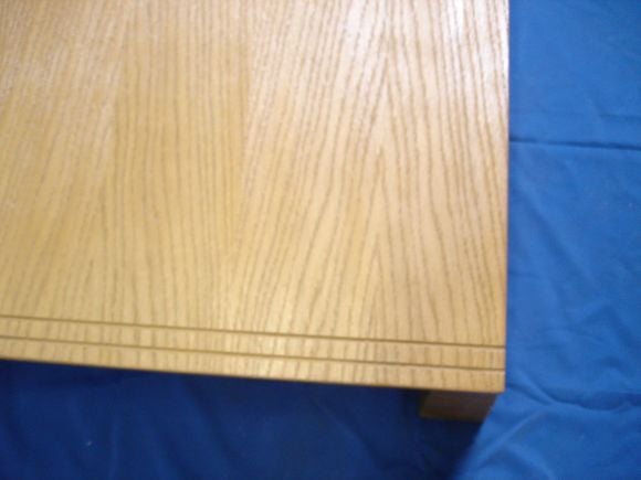 Oak A Pineapple Leg Coffee table in the manner of Jean-Michel Frank