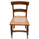 Antique A Fine Carved Chair with Caned Seat