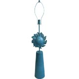 An Unusual Blue Sunflower Lamp