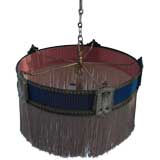 A Napolean III hanging Light with Fringe