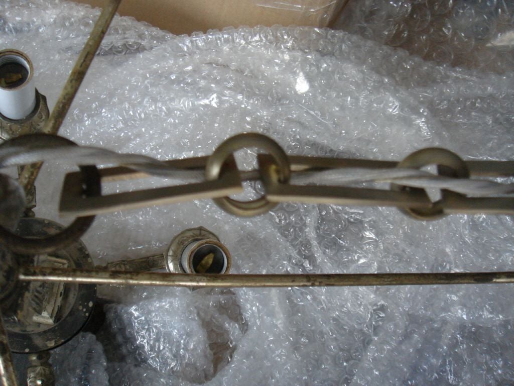 A Napolean III hanging Light with Fringe 2