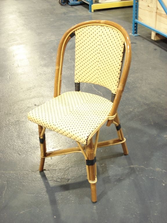 French bistro chairs from the famous Drucker Company in NY.