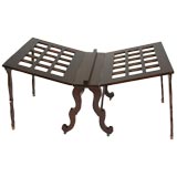 A HANDSOME REGENCY STYLE ROSEWOOOD PORTFOLIO STAND