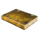 Antique SILK LINED STORAGE BOX DISGUISED AS A LEATHER BOUND BOOK