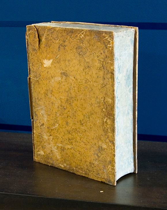 THREE DRAWER STORAGE BOX DISGUISED AS A LEATHER BOUND BOOK