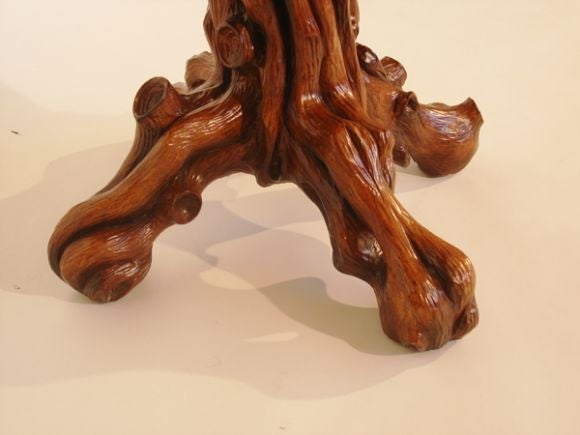 Napoleon III Tree Trunk Side Table