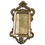American Rococo Style Giltwood Mirror