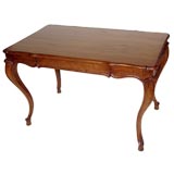 Antique A Tuscan Style Walnut Single Drawer Desk