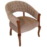 THE HEPBURN TUFTED OPEN BACK TUB CHAIR