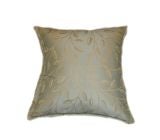 Pair of Blue Damask Silk Pillows