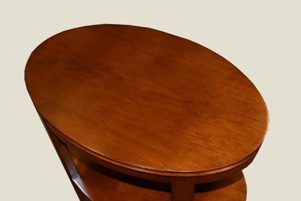 Cherry Side table with Three Shelves