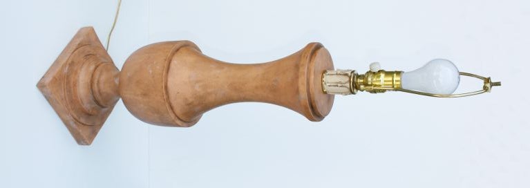 A Fine Faux Terra Cotta Balestrated Lamp