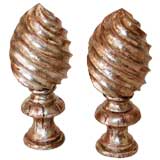 THE BAROQUE FINIAL WITH TWISTED FLAME FLUTING