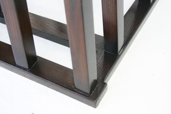 JAPANESE DARK ELM STEP LADDER